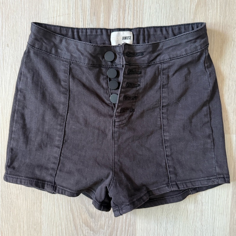 Amuse Society High waist Black Shorts Size 24